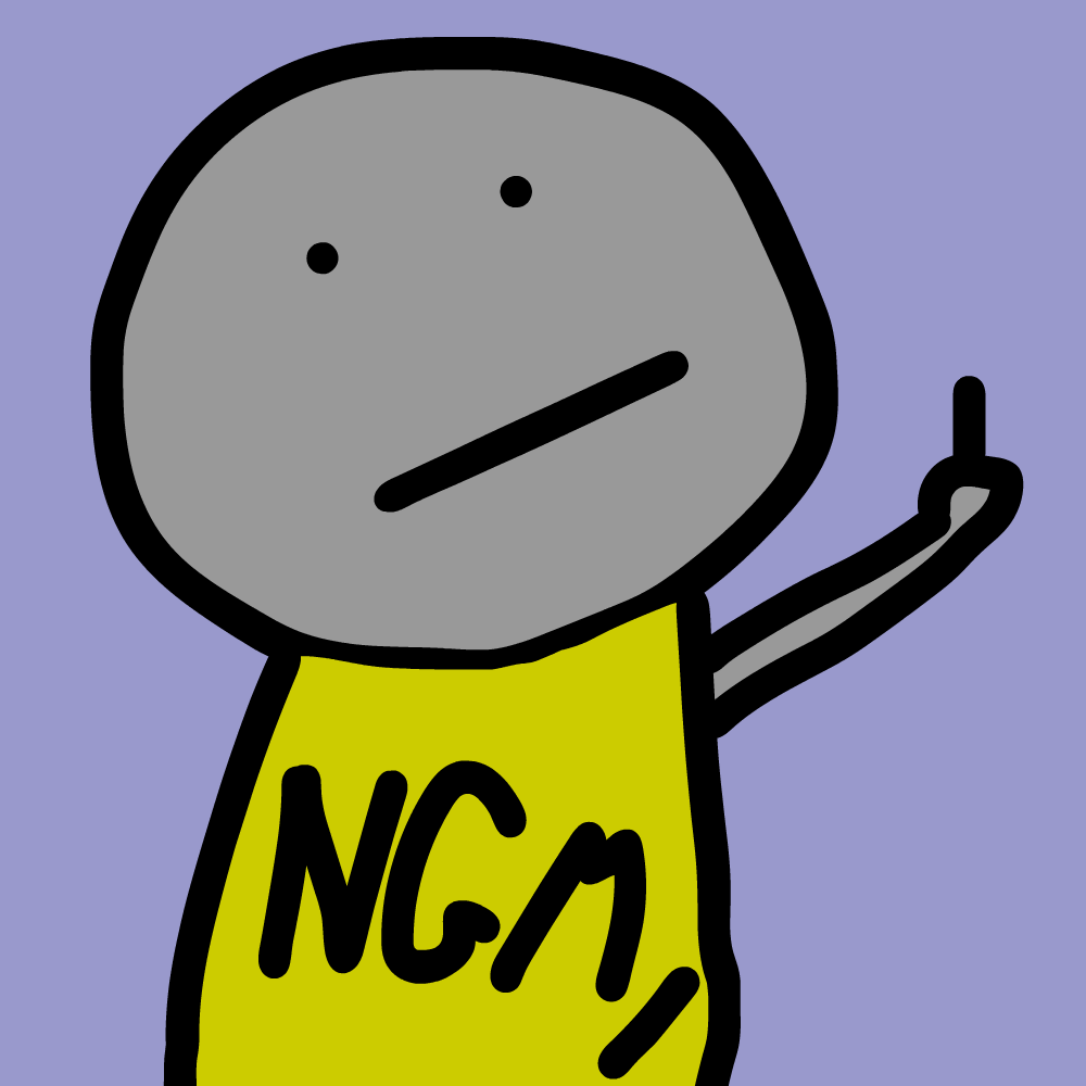 Fuk Everything character — Ngm